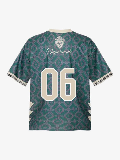 Supermade Classic Retro Baroque Pattern Jersey Design Customization 