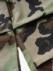 Camo Double Waist Baggy Pants