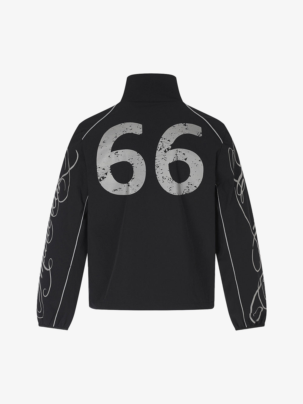 Pegasus Embroidered Stand-Collar Zip Jacket