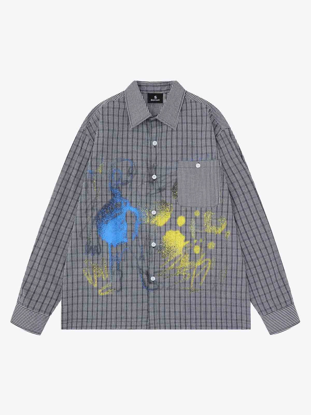 Graffiti Print Shirt