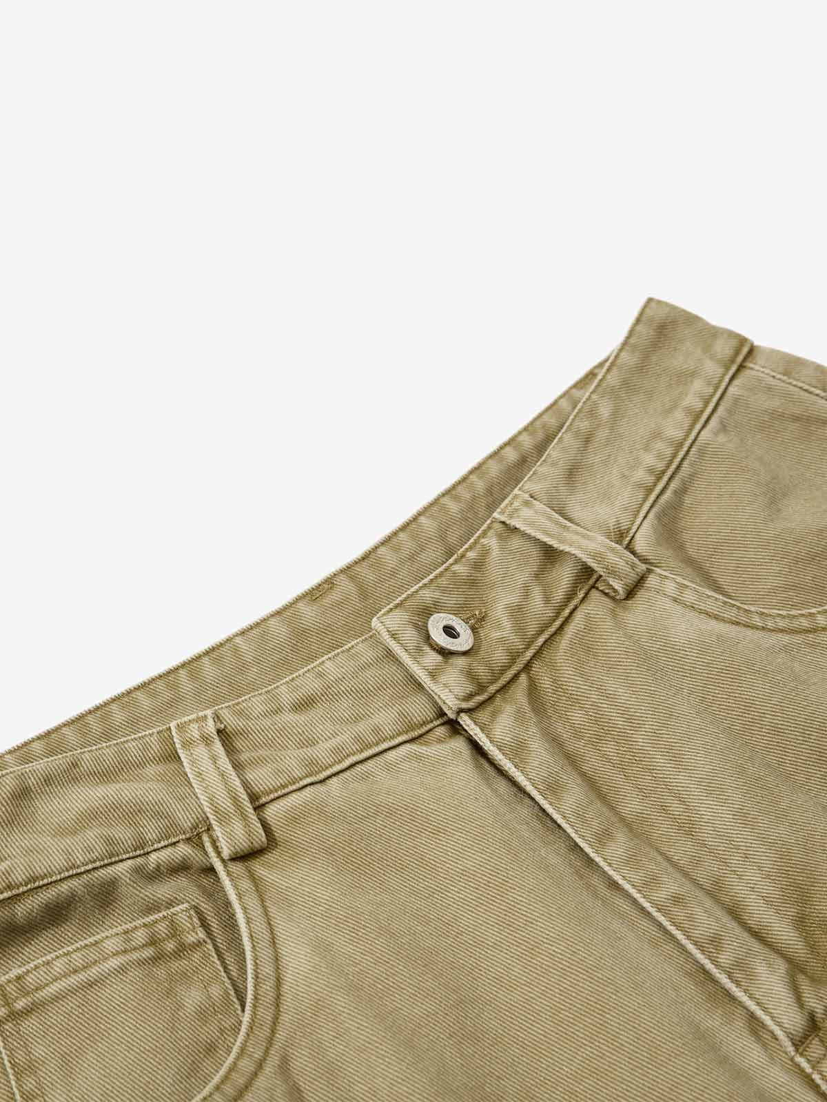 Street Detachable Belt Baggy Pants 