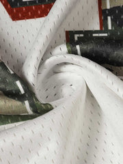 Camouflage-Digitaldruck-Mesh-V-Ausschnitt-Trikot