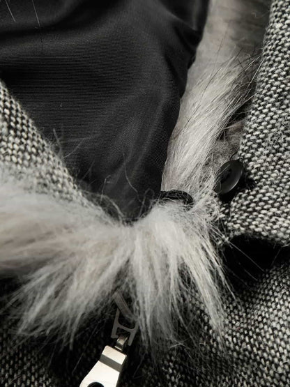 Stylish Faux Fur Collar Jacket for Winter Warmth and Fashion 