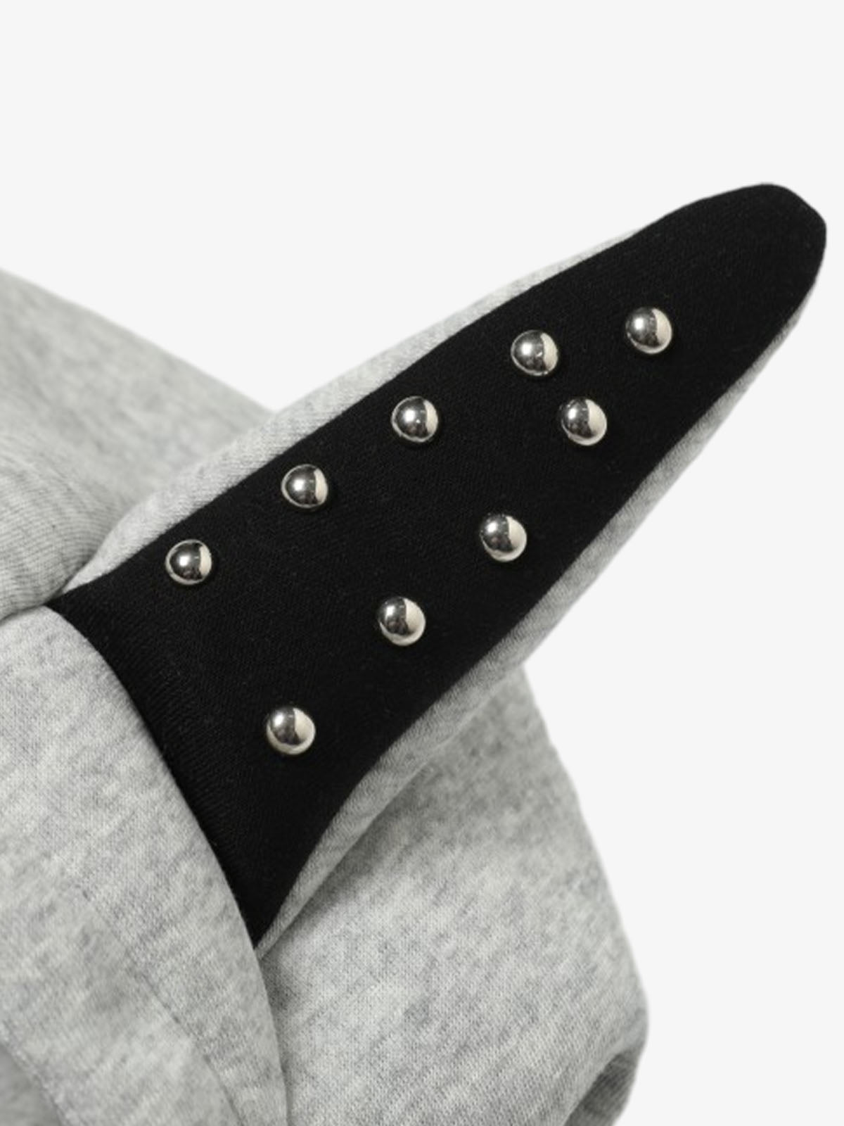 Stylish Studded Hoodie with Unique Cat Ear Design for Women 