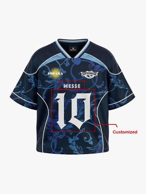 Retro Spanish Style "Ole Ole Ole" Slogan Custom Jersey Set