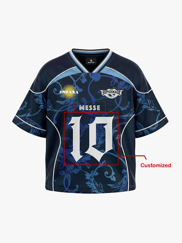 Retro Spanish Style "Ole Ole Ole" Slogan Custom Jersey Set