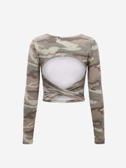 Open-Back Fitted Tee