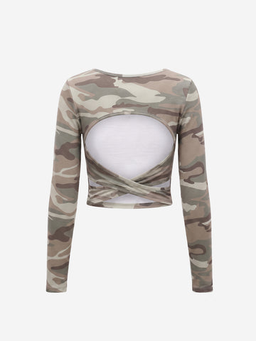 Open-Back Fitted Tee