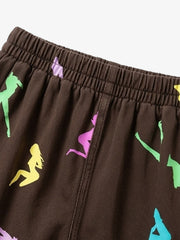 Girl Graphic Wide-Leg Pocket Sweatpants