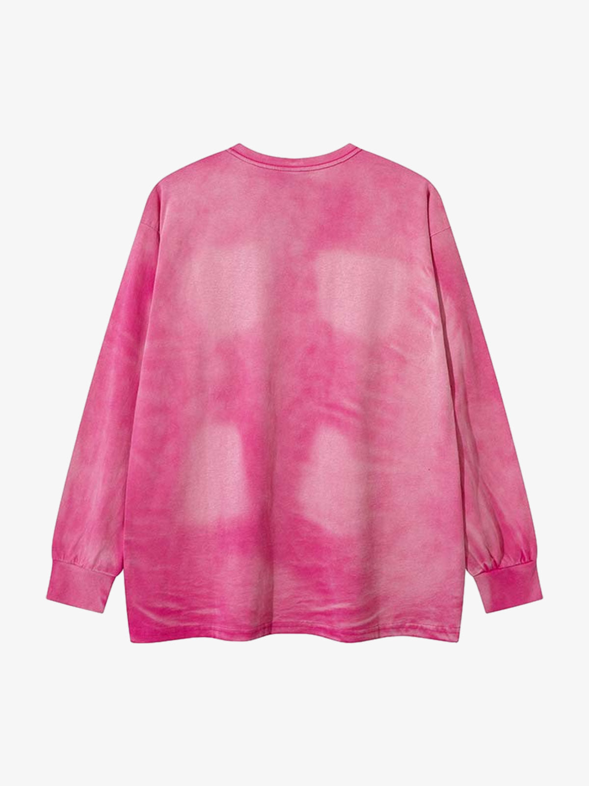 Inkjet Dirty Necklace Long-sleeved T-shirt 