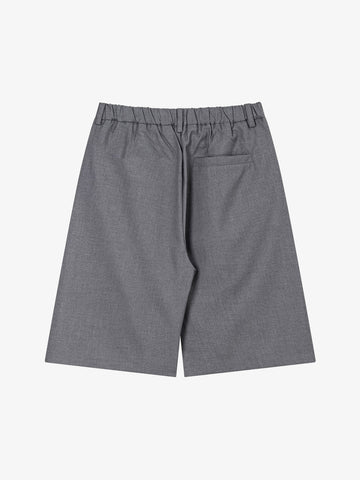 Short de costume plissé
