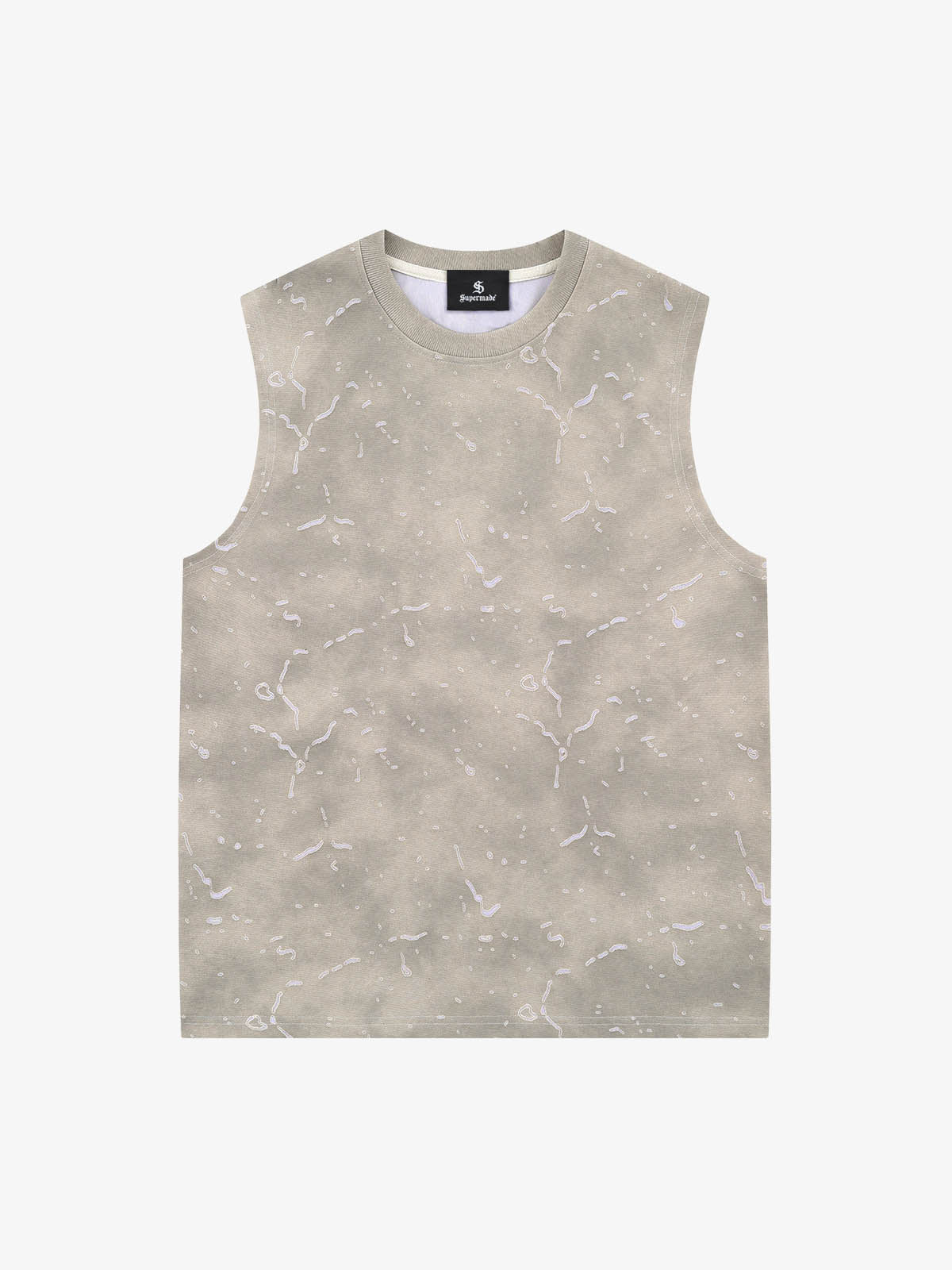 Color-Block Distressed Vest