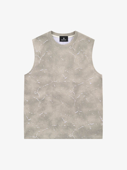 Color-Block Distressed Vest