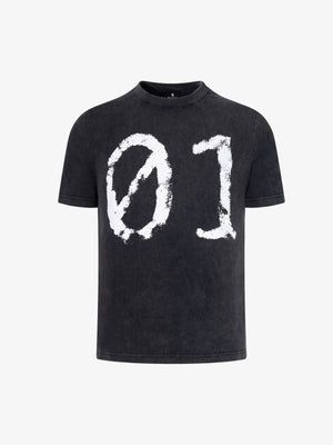 Washed Digital Graffiti T-Shirt
