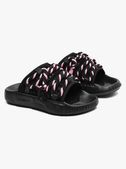 Stylish Rope Design Slip-On Sandals for Summer Comfort 