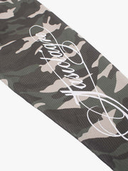 Camo Patchwork Graphic Waffle Long Sleeve Tee