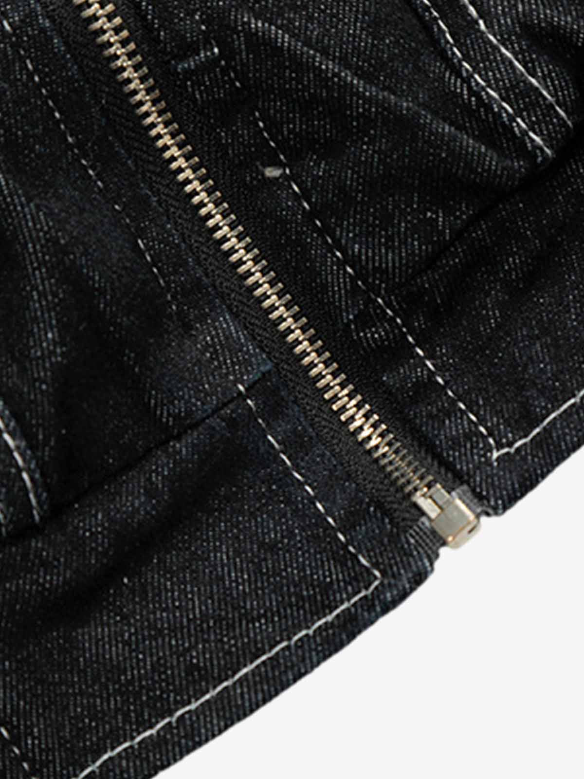 Stylish Denim Bomber Jacket with Faux Fur Collar - Perfect for Casual and Outdoor Wear 