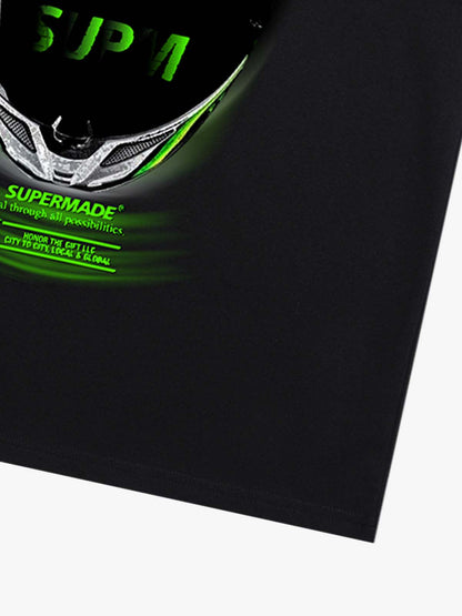 Snake and Sword Graphic T-Shirt with Bold Statement Design 