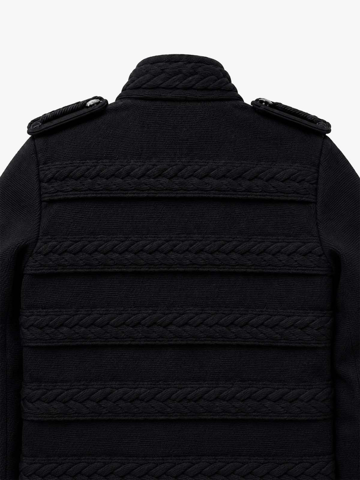 Royal-style Cable-knit Zip-up Jacket