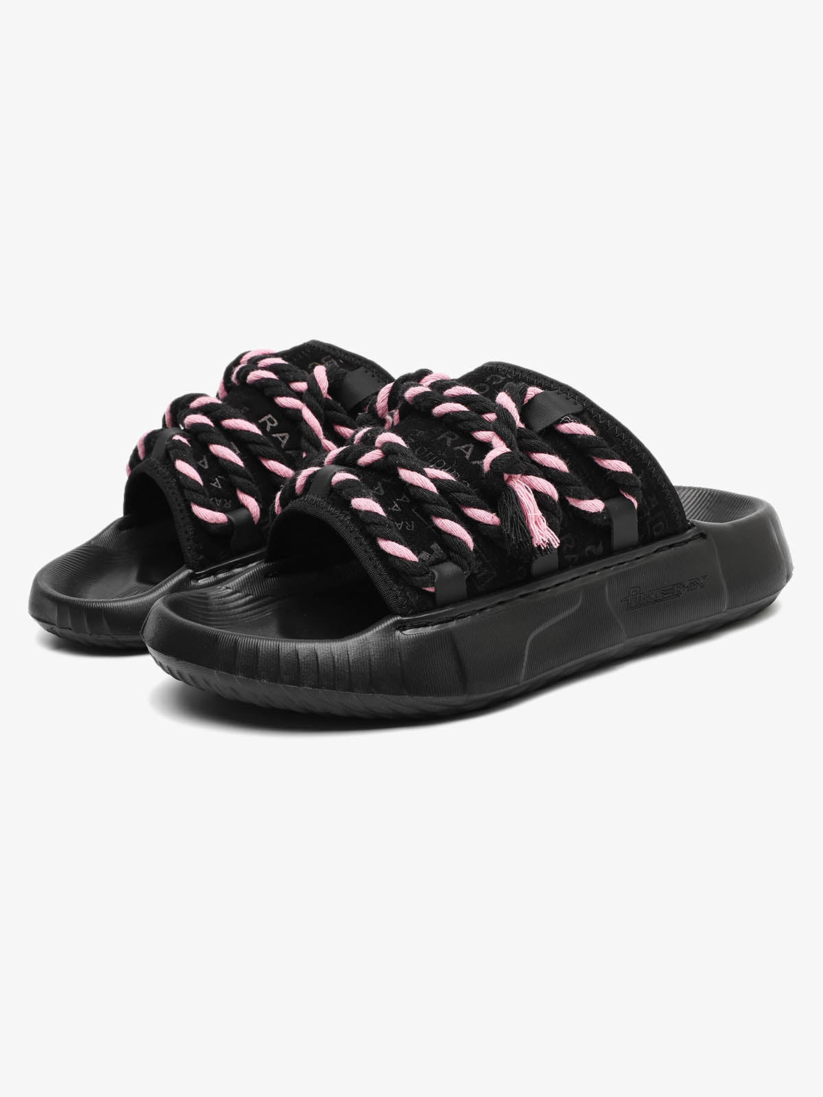 Stylish Rope Design Slip-On Sandals for Summer Comfort 