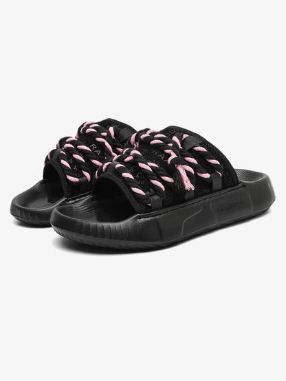 Stylish Rope Design Slip-On Sandals for Summer Comfort 