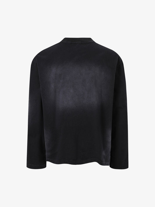 Skeleton Bull Graphic Long Sleeve T-Shirt - Perfect for Casual and Streetwear Styles 