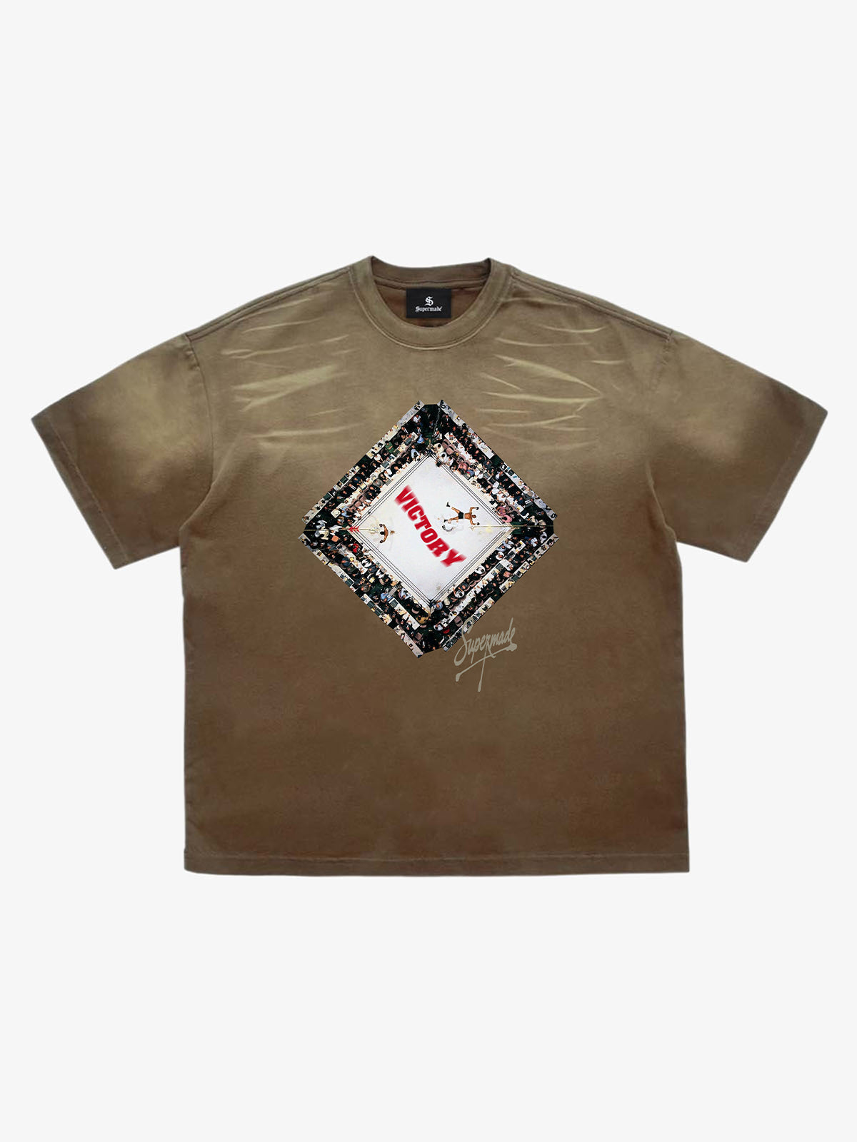 Vintage Distressed Boxing Graphic T-Shirt 