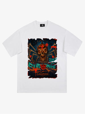 Bloody Dark Skull Spider T-shirt 