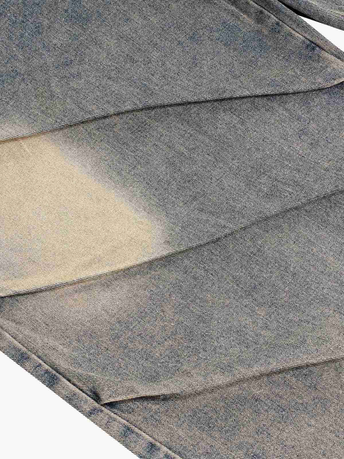 Plissee-Scimitar-Jeans
