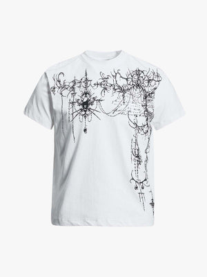 Gothic Thorns Pattern T-Shirt