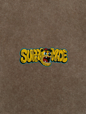 Street Graffiti Trendy Tiger Head Font T-Shirt 