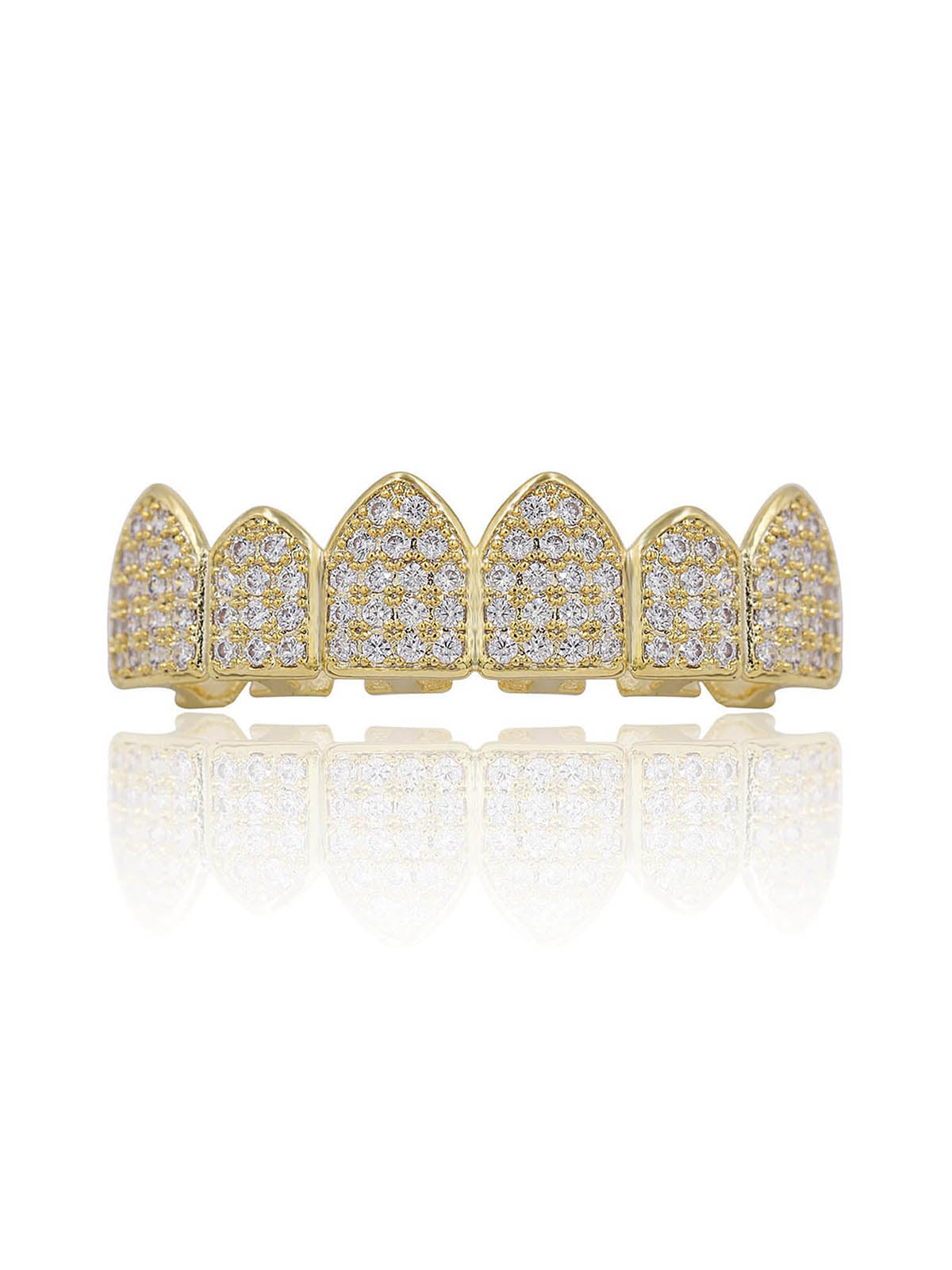 Vampire Teeth Zircon Braces 