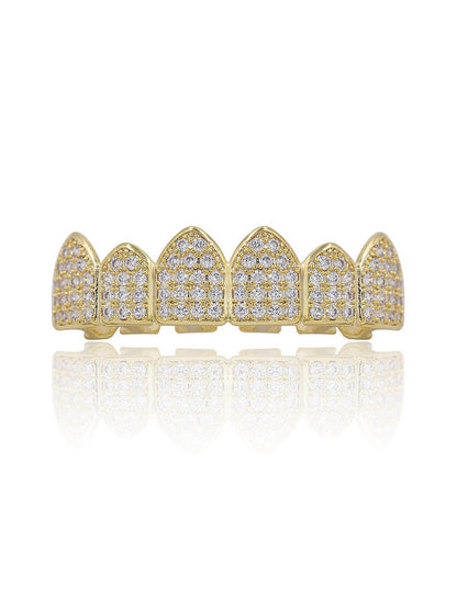 Vampire Teeth Zircon Braces 