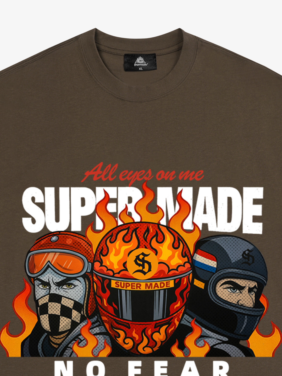 Motorcycle racing graphic T-shirt 