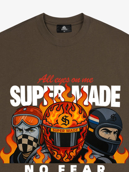 Motorcycle racing graphic T-shirt 