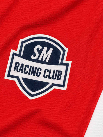 Racing Graphic Color Block Long Sleeve Tee