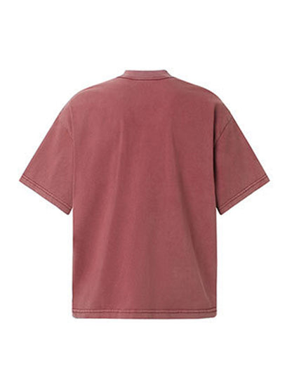 Rock Style Retro Letter Print T-shirt 