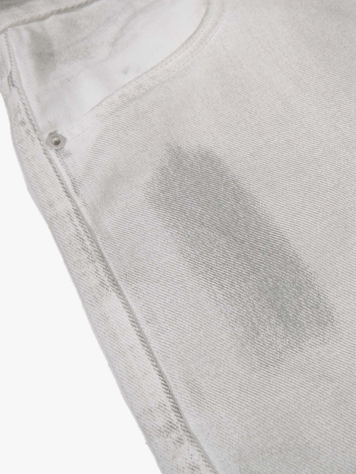 Mud-Washed Pocket Denim Jorts 