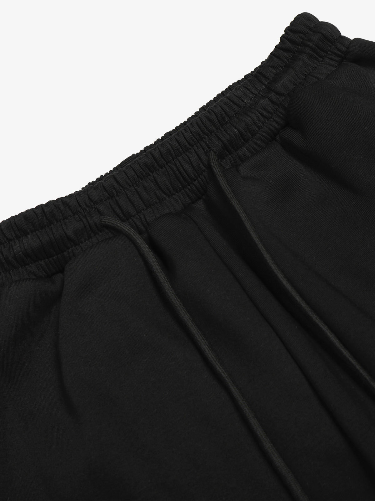 Stylish Black Wide-Leg Pants with Unique Embroidered Design for Casual Wear 