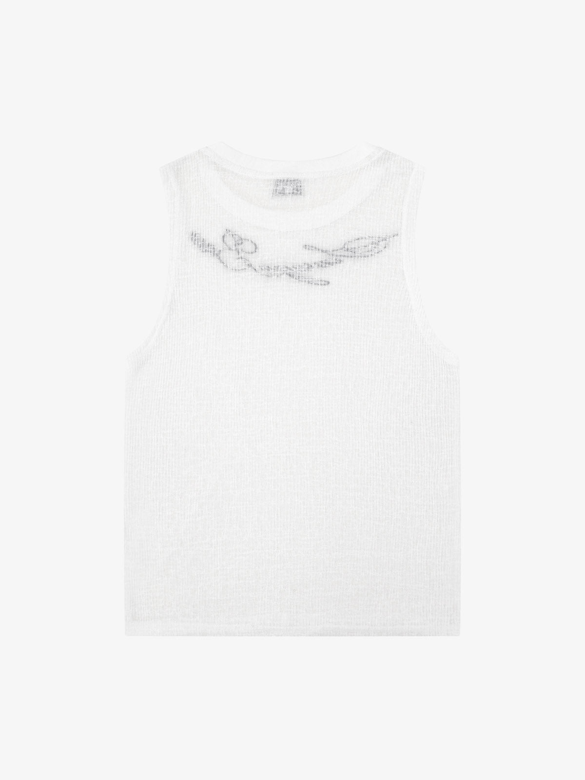 Gilet ricamato con motivi floreali e lettere