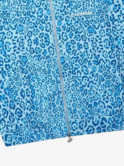 Leopard Print Zip-Up Hoodie