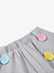 Tape-Measure Belt Graphic Wide-Leg Sweatpants