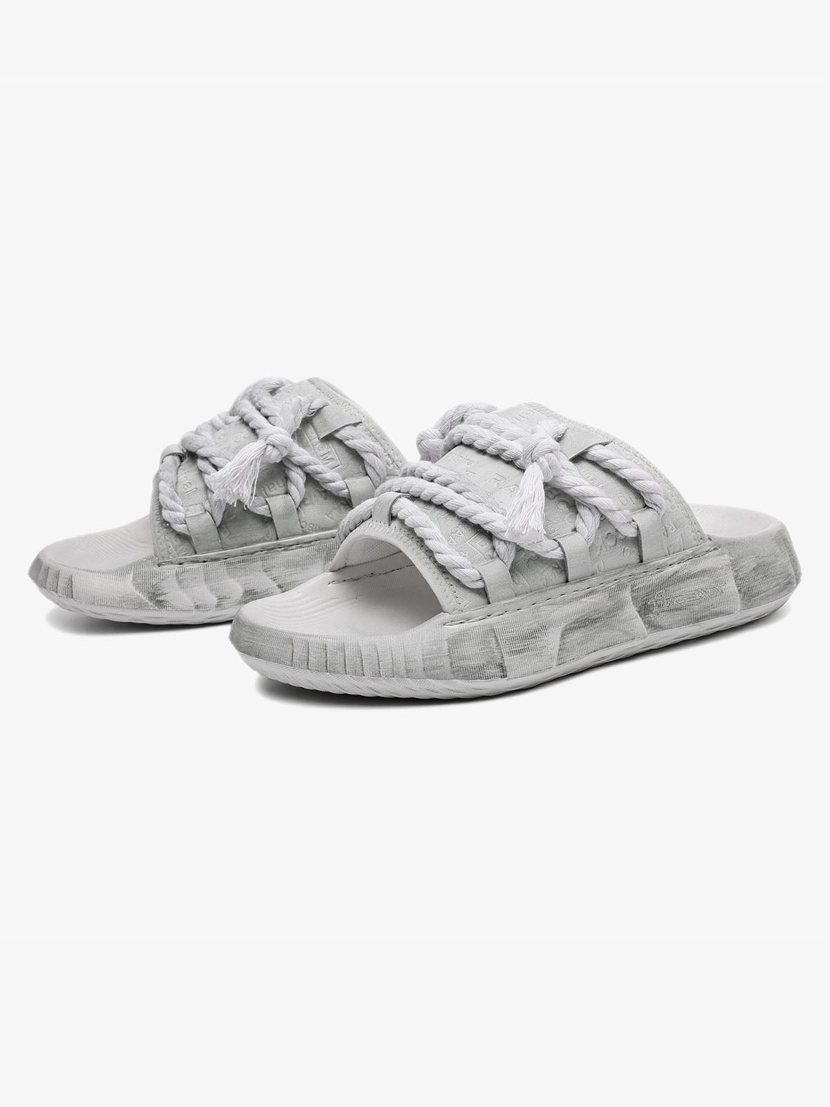 Stylish Rope Design Slip-On Sandals for Summer Comfort 