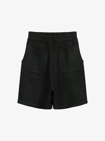 Gothic Chenille Oversized Street Shorts