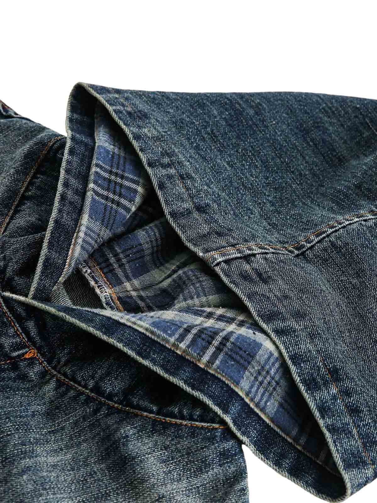 Retro Washed Workwear Denim Hooded Jacket 