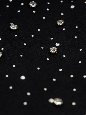 Rhinestone Zip Hoodie