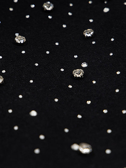 Rhinestone Zip Hoodie