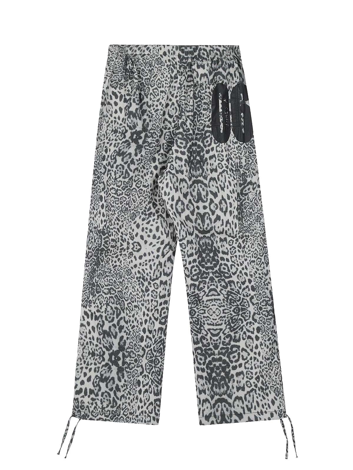 Cheetah Print Pleated Pants