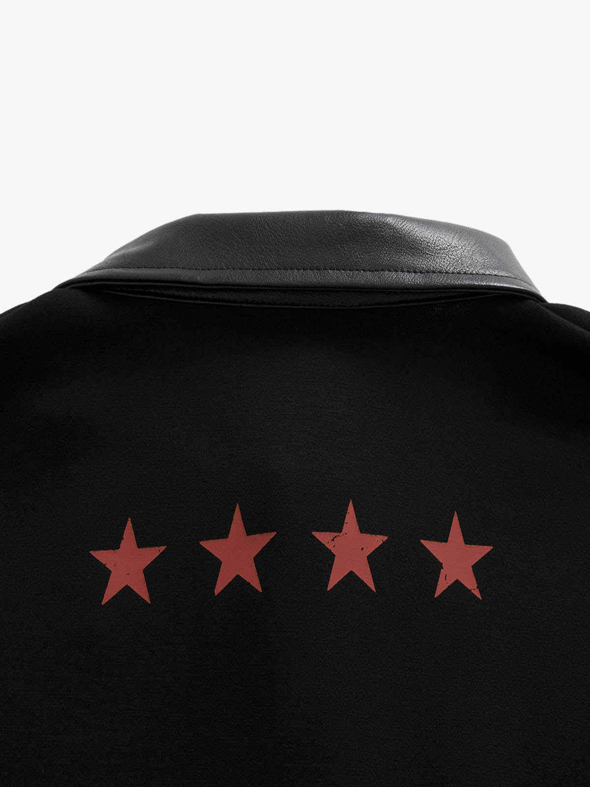 Stylish Black Polo Shirt with Star and Emblem Design for Men 