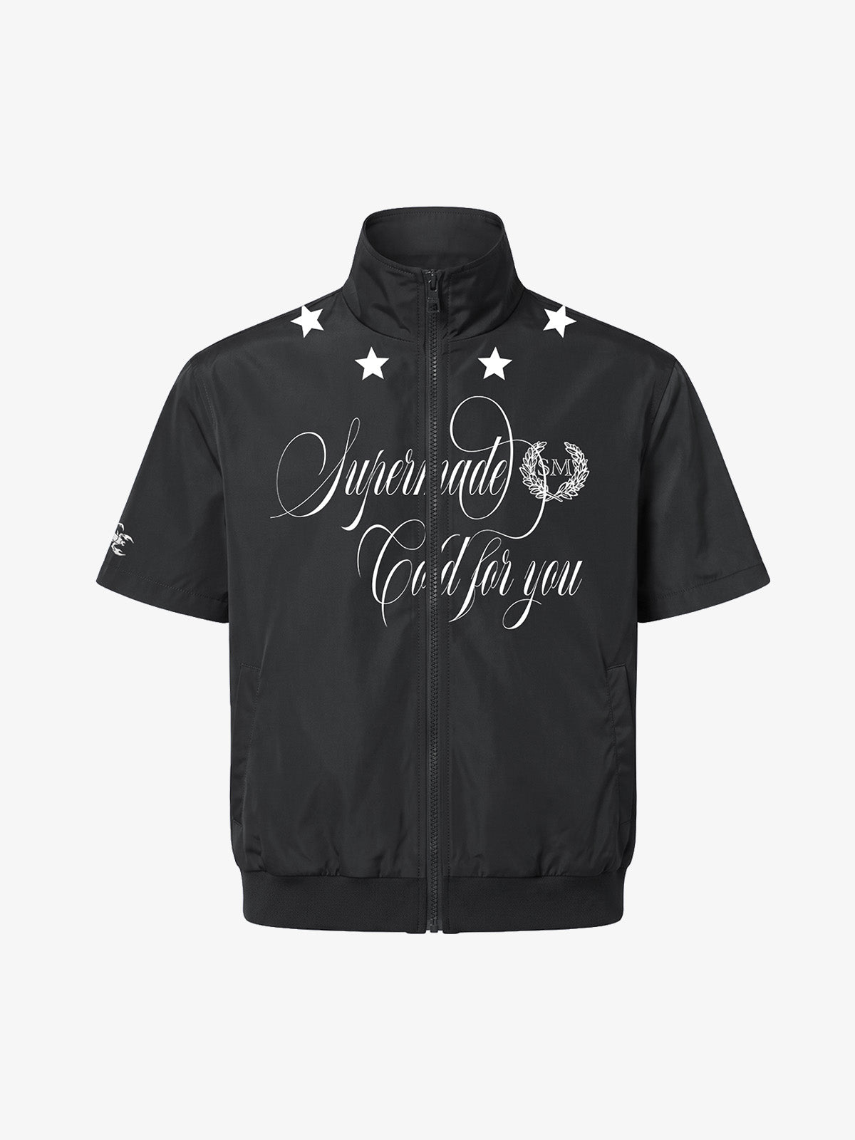 Star Print Short Sleeve Jacket